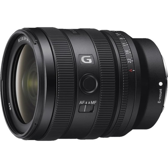 FE 24-50mm F2.8 G Compact, lightweight standard zoom lens with large F2.8 constant aperture